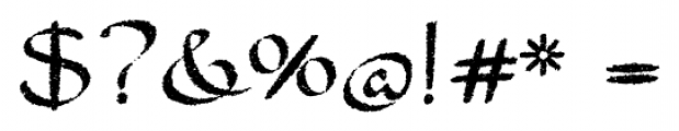 Scrittura  Antiqua Font OTHER CHARS