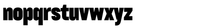 SC Giante Heavy Font LOWERCASE