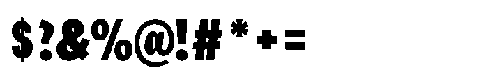 SC Maydon Heavy Font OTHER CHARS