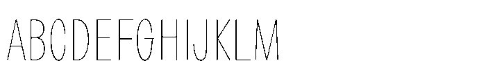 SC Maydon Hiarline Font UPPERCASE