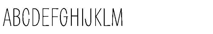 SC Maydon Thin Font UPPERCASE