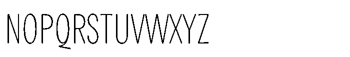 SC Maydon Thin Font UPPERCASE