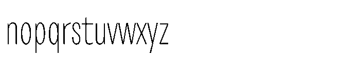 SC Maydon Thin Font LOWERCASE