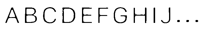 SCC Afrora Font UPPERCASE