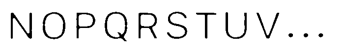 SCC Afrora Font UPPERCASE