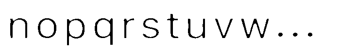 SCC Afrora Font LOWERCASE
