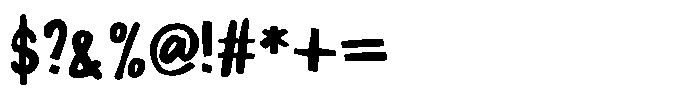 SCC Avokeca Font OTHER CHARS