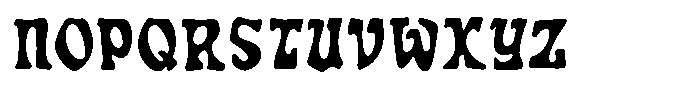 SCC Los Pollos Font UPPERCASE