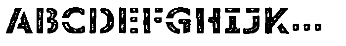 SCC Malosala Malosala Grunge Texture Font UPPERCASE