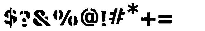 SCC Malosala Malosala Regular Font OTHER CHARS