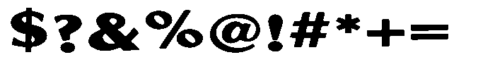 SCC Maymons Font OTHER CHARS