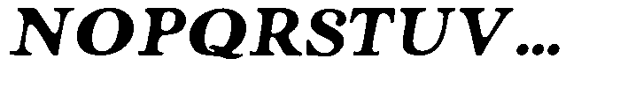 SCC Nyemark Nyemark Italic Font UPPERCASE