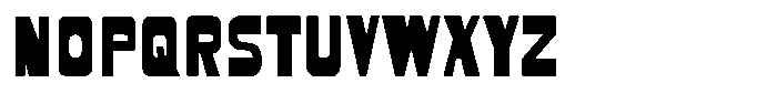 SCC Sakato Sakato Bold Font LOWERCASE