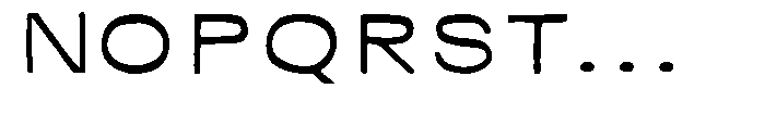 SCC Salemo Font UPPERCASE
