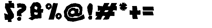 SCC Stuns Panchuto Stuns Panchuto Bold Font OTHER CHARS