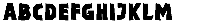 SCC Stuns Panchuto Stuns Panchuto Bold Font UPPERCASE