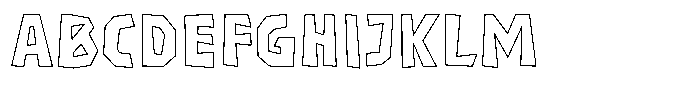 SCC Stuns Panchuto Stuns Panchuto Outline FONT