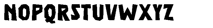 SCC Stuns Panchuto Stuns Panchuto Regular Font UPPERCASE