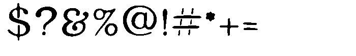 SCC Sygny Font OTHER CHARS