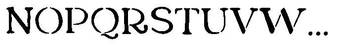 SCC Sygny Font UPPERCASE