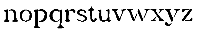 SCC Sygny Font LOWERCASE