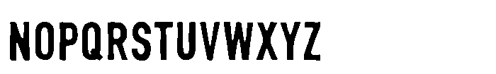 SCC Vacoste Font LOWERCASE