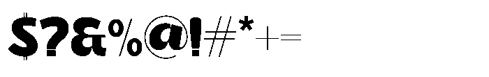 Sc Galiant Regular Font OTHER CHARS