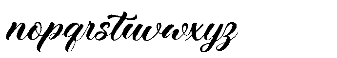 Sc Shinta Font LOWERCASE