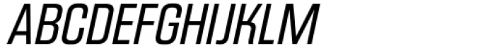 Scaffold Oblique Font UPPERCASE
