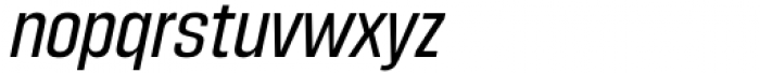 Scaffold Oblique Font LOWERCASE