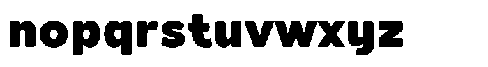 Scampy Black Font LOWERCASE