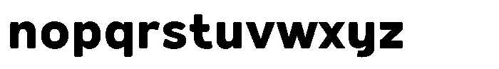 Scampy Bold Font LOWERCASE
