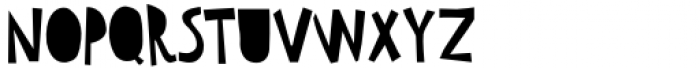 Scandinavian Cyrillic Display Font UPPERCASE