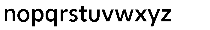 Scanno Variable Font LOWERCASE