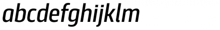 Scansky Condensed Italic Font LOWERCASE