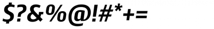 Scansky Semi Bold Italic Font OTHER CHARS