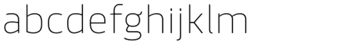Scansky Thin Font LOWERCASE