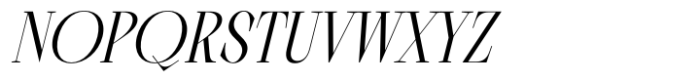 Scarfi Modern Italic Font LOWERCASE