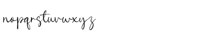 Scarleta Jayden Font LOWERCASE