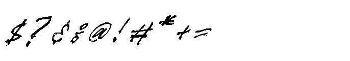 Scarletis Italic Font OTHER CHARS