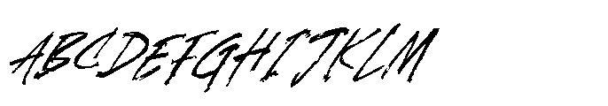 Scarletis Italic Font UPPERCASE