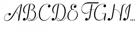 Scarlotta Italic Font UPPERCASE