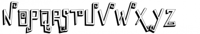 Scarville Five Font UPPERCASE