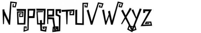 Scarville One Font UPPERCASE