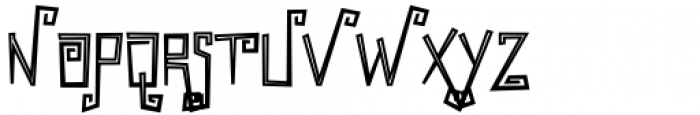 Scarville Two Font UPPERCASE