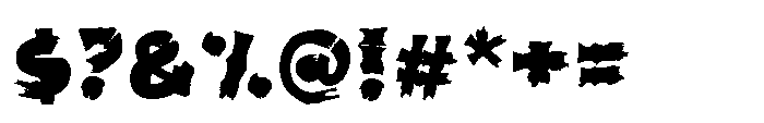 Scarvox Font OTHER CHARS