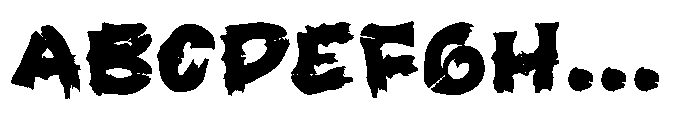 Scarvox Font UPPERCASE