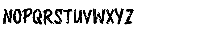 Scary Beast Font UPPERCASE