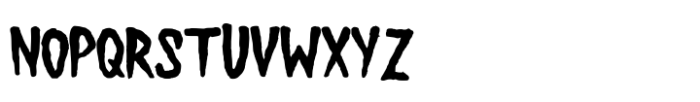 Scary Fright Font UPPERCASE