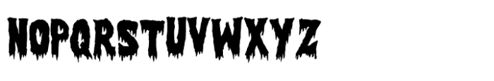 Scary Horror Font UPPERCASE